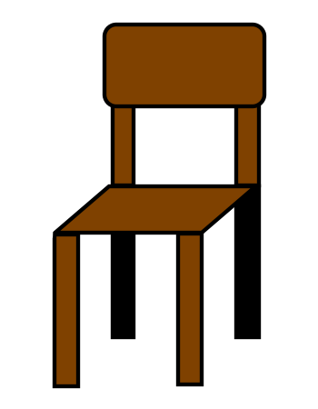 Drawing a cartoon chair 2