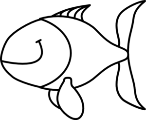 Fish  black and white cute fish clipart black and white free