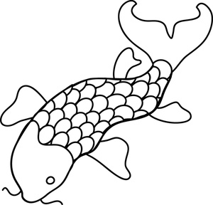 Fish  black and white fish outline clipart black and white free 5