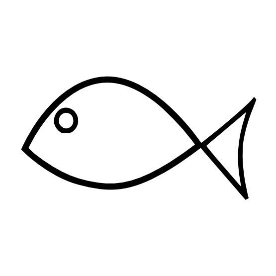 Fish  black and white fish outline clipart black and white free