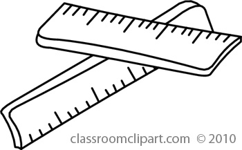 For black and white ruler clip art