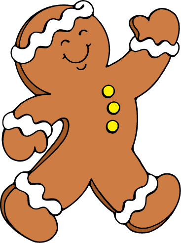 Free gingerbread man clipart pictures clipartix 4