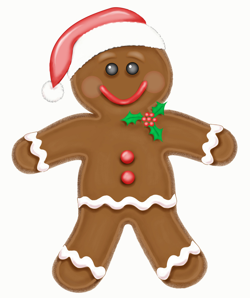 Free gingerbread man clipart to use clip art resource