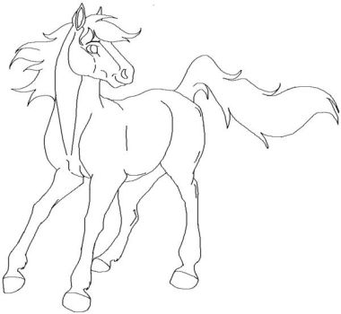 Free horse lineart favourites by angelsoulstorm on deviantart 2