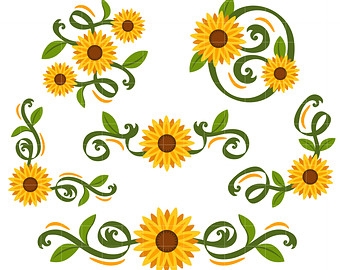 Free sunflower clipart flower clip art images and