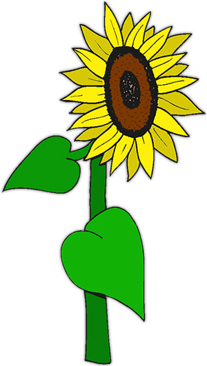 Free sunflowers animated s clipart 2