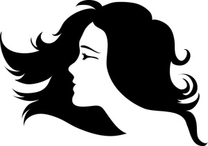 Image result for long hair clipart