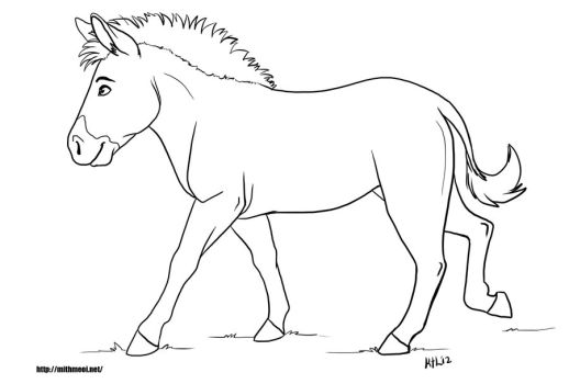 Horse lineart equine lineart favourites by emgeal on deviantart 3