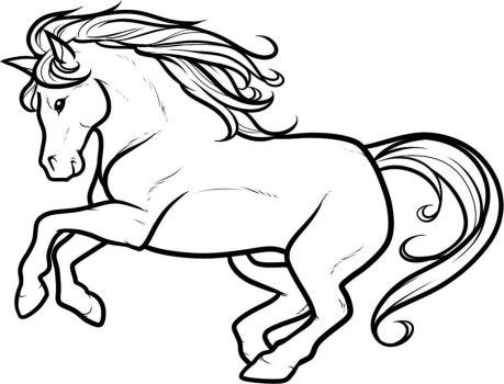 Horse lineart favourites by thedeathofautumn on deviantart