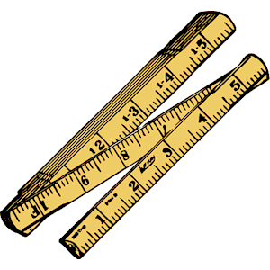 Inch in ruler clipart kid
