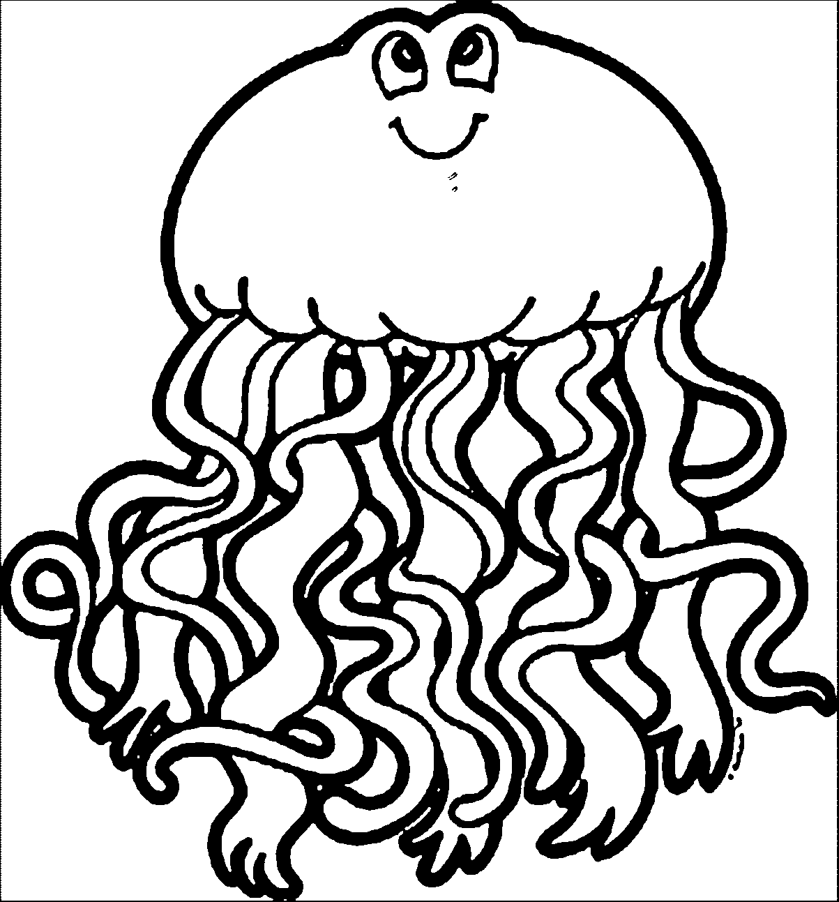 Jellyfish clip art bdcr9qdt9 wecoloringpage wikiclipart 2