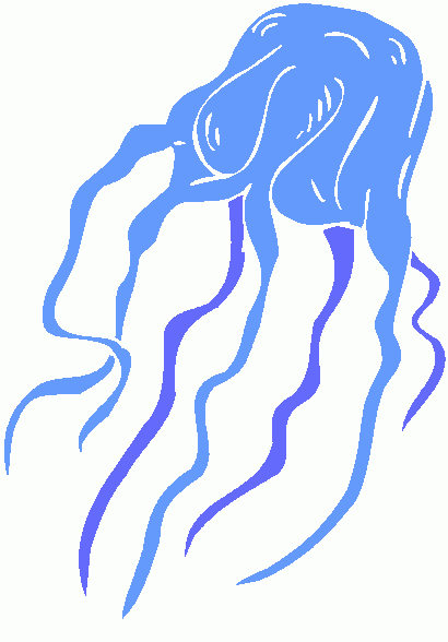 Jellyfish clip art free clipart images