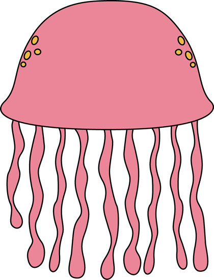 Pink jellyfish clipart clipartfox