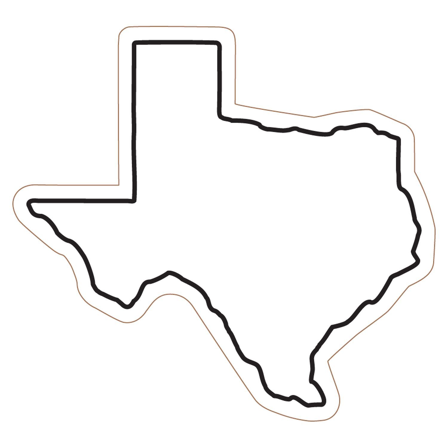 State of texas outline clip art clipartfest