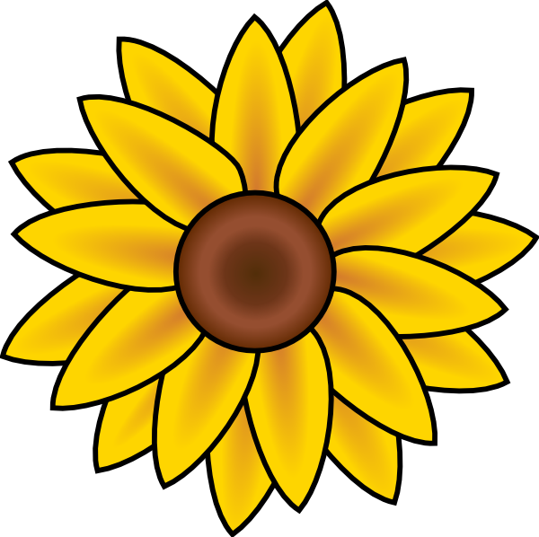 Sunflower clip art free printable clipart 6