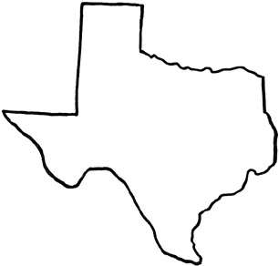 Texas outline clipart free images 2