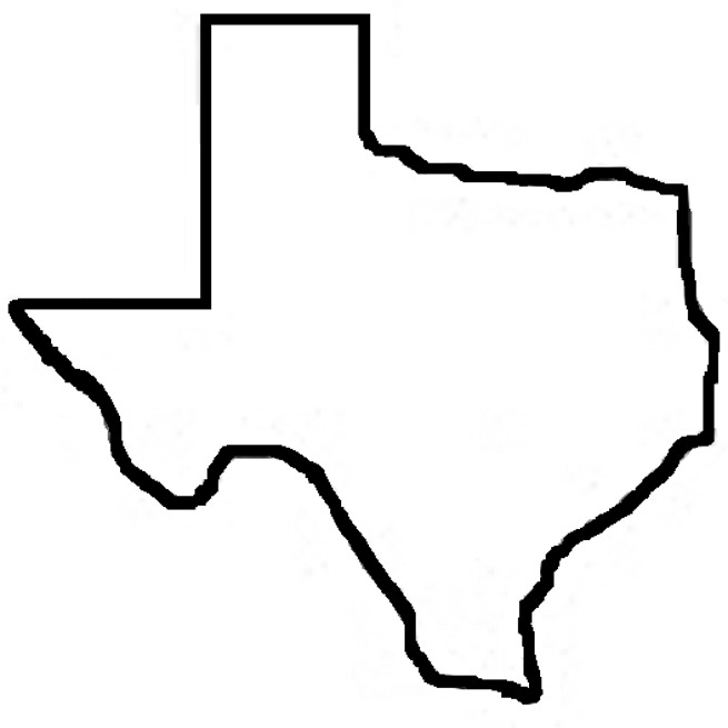 Texas outline with longhorn clipart clipartfest