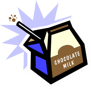 Chocolate milk clipart kid