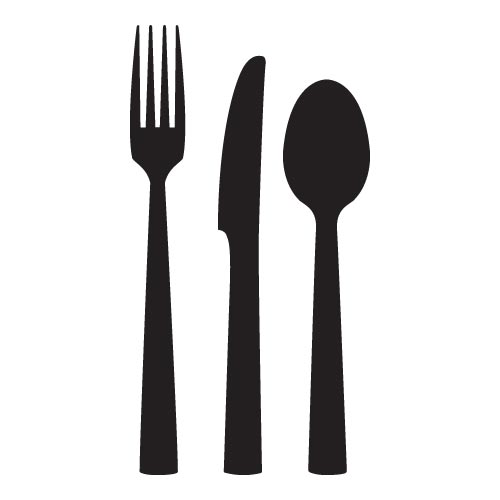 Crossed fork and spoon download free vector clipart