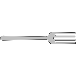 Crossed spoon and fork clipart free clip art