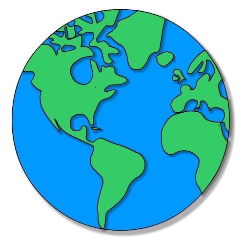 Earth day globe earth on planet clip art and day clipartwiz