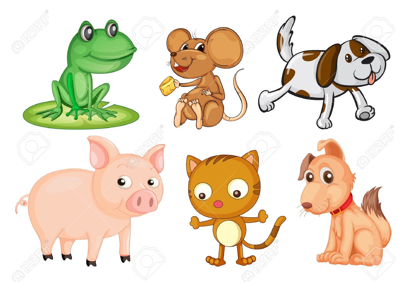Land and water animals clipart clipartfest
