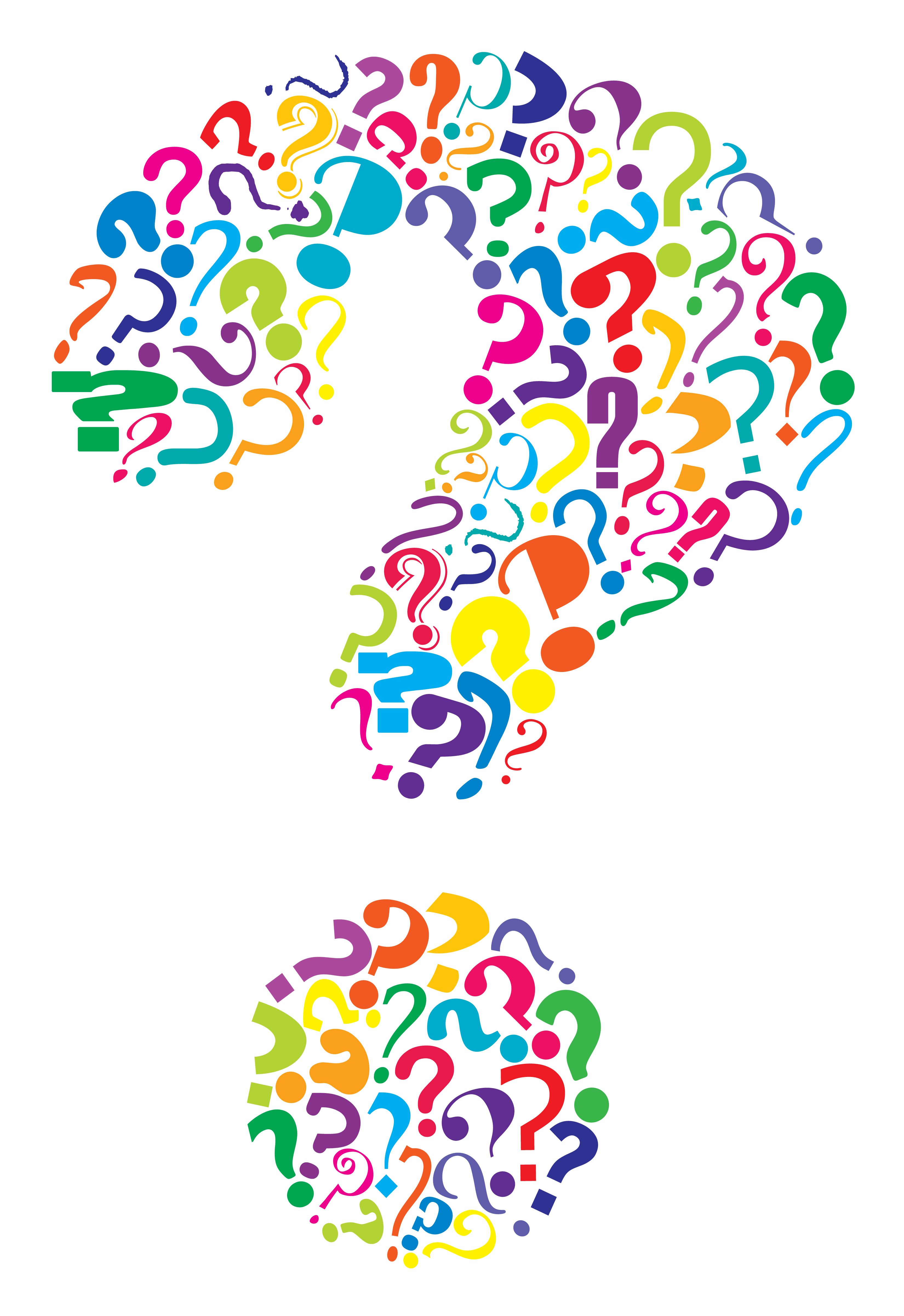 Question marks clipart 2