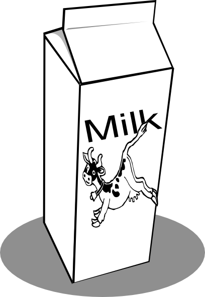 School milk carton clipart kid