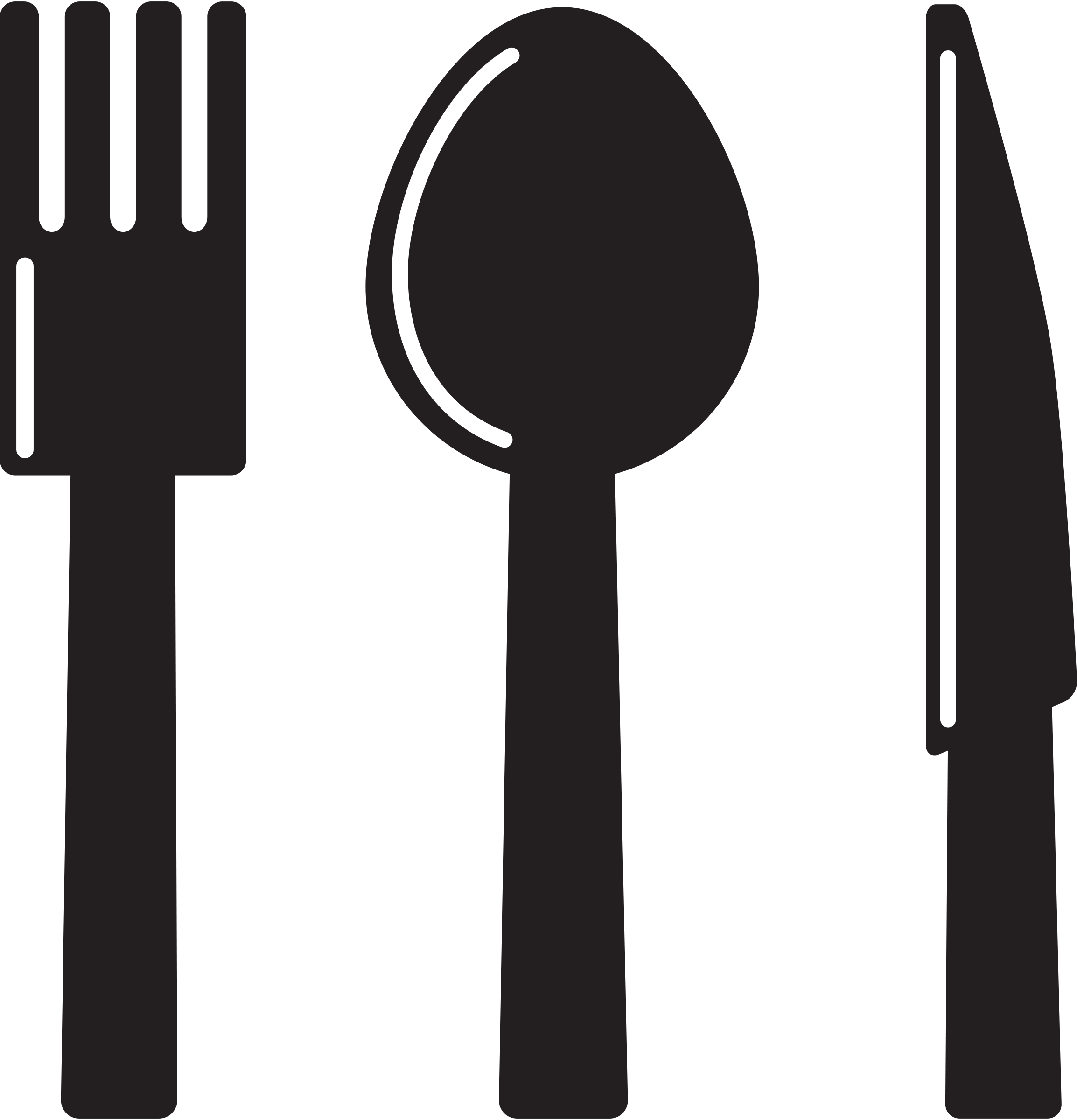 Spoon and fork clipart