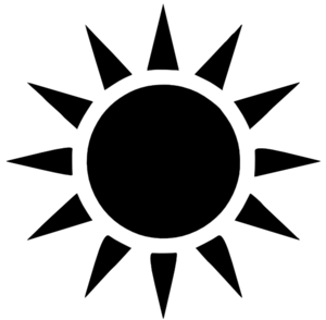 Sun  black and white half sun clipart black and white free images