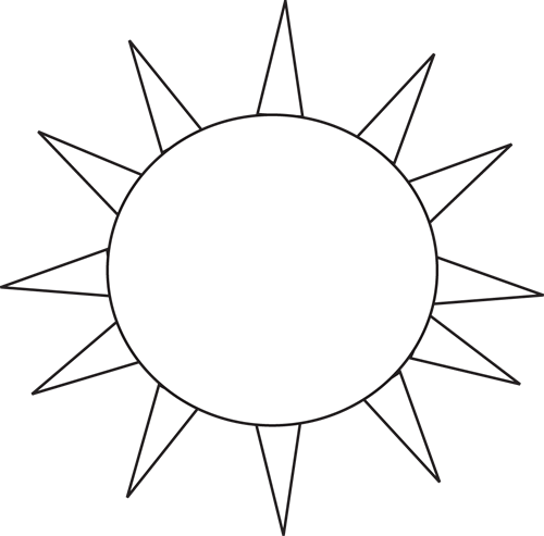 Sun  black and white sun black and white sun clipart images 4