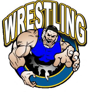 Wrestling clip art silhouettes free clipart images