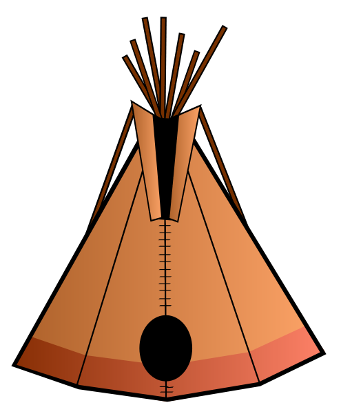 American indian clipart kid
