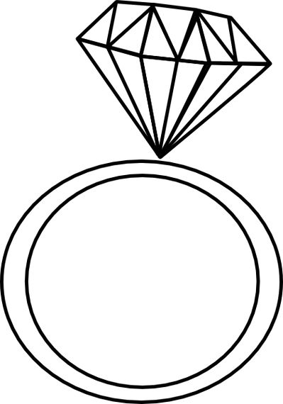 Clipart diamond ring
