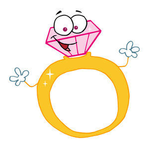 Diamond ring cartoon clipartfest clipart