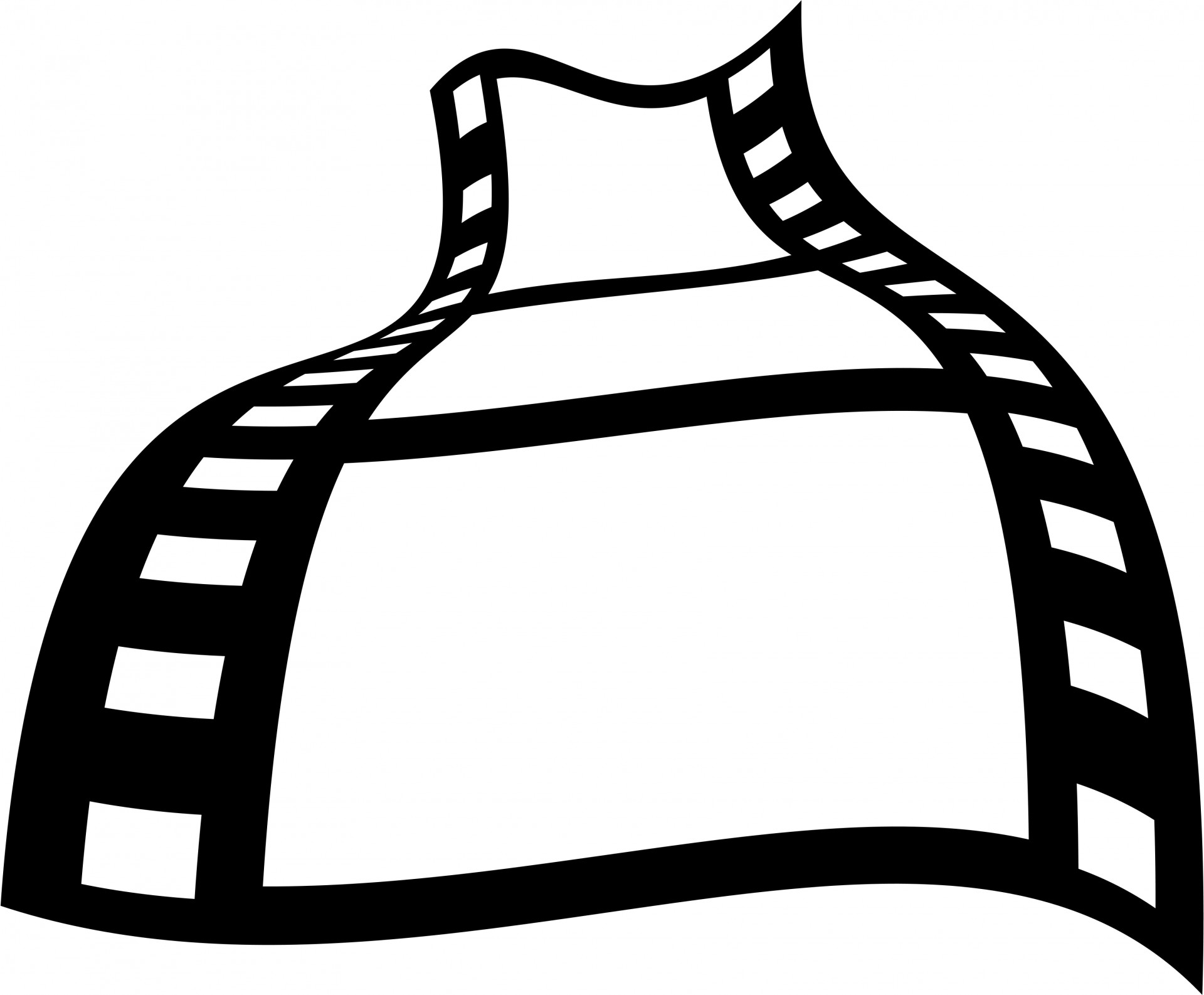 Film strip movie reel vector clipart clipartix