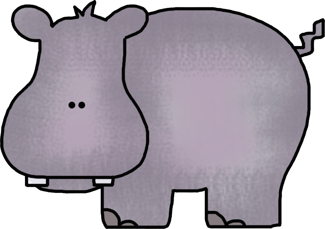 Hippo clipart free images 5