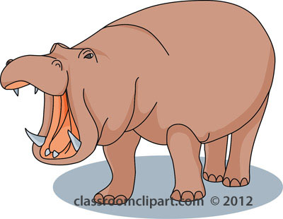 Hippo clipart hippopotamus image