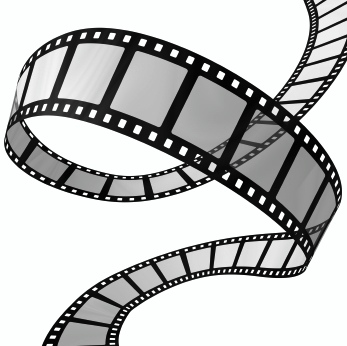 Movie reel logo clipart filmmaking