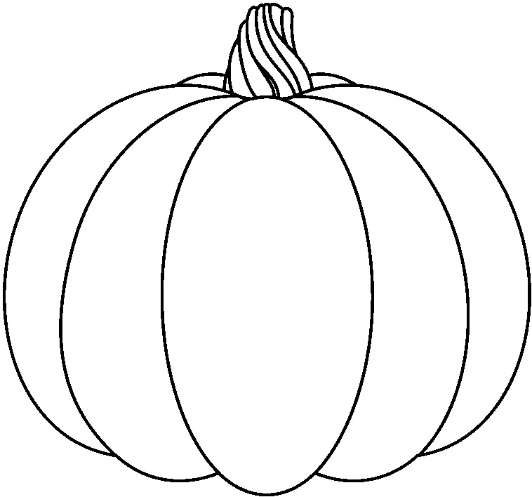 Pumpkin  black and white pumpkin with dotted lines clipart black and white free