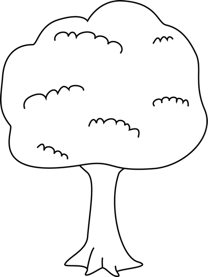 Tree  black and white black and white tree clip art image