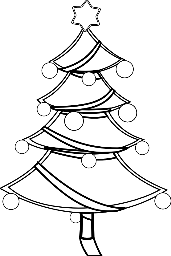 Tree  black and white christmas tree black and white christmas clipart