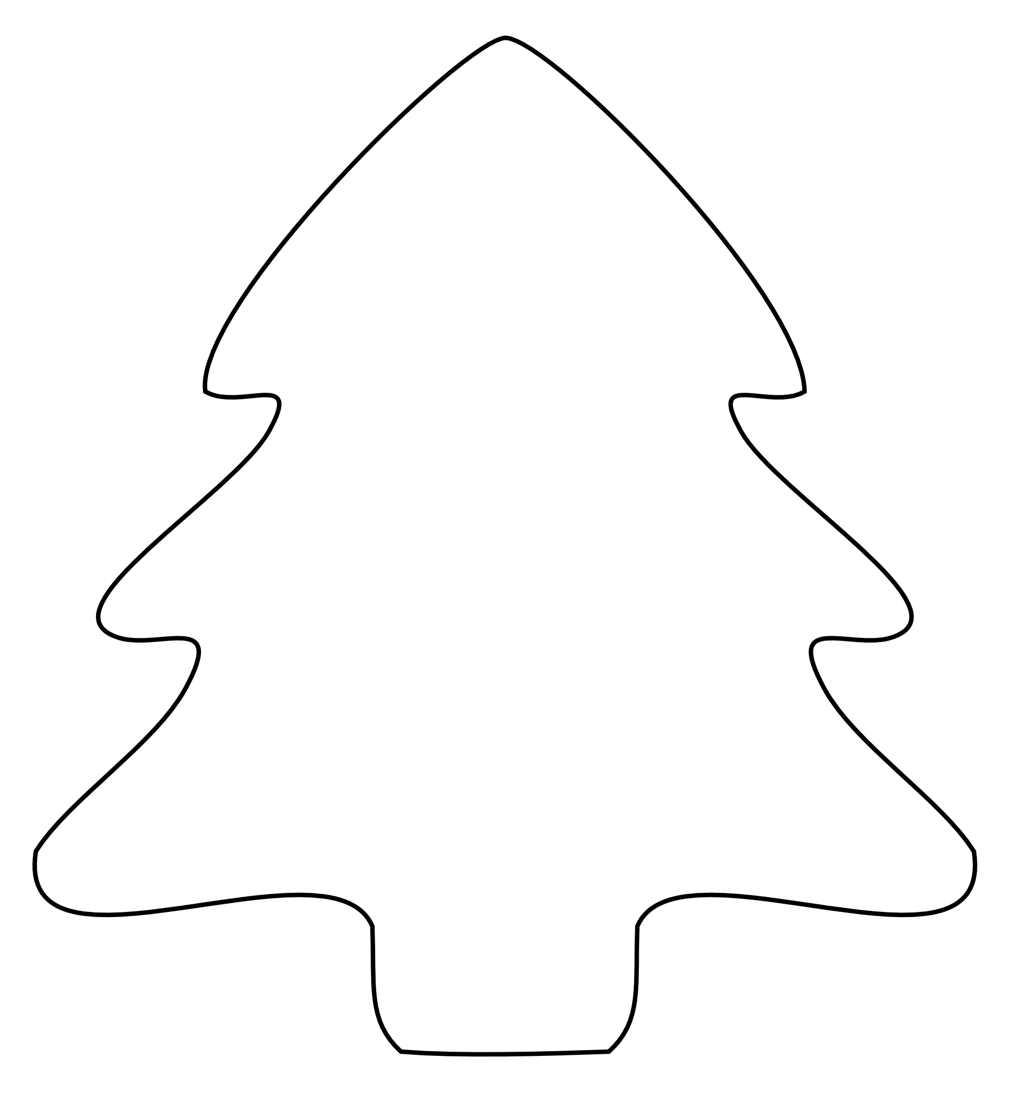 Tree  black and white christmas tree clipart black and white 3