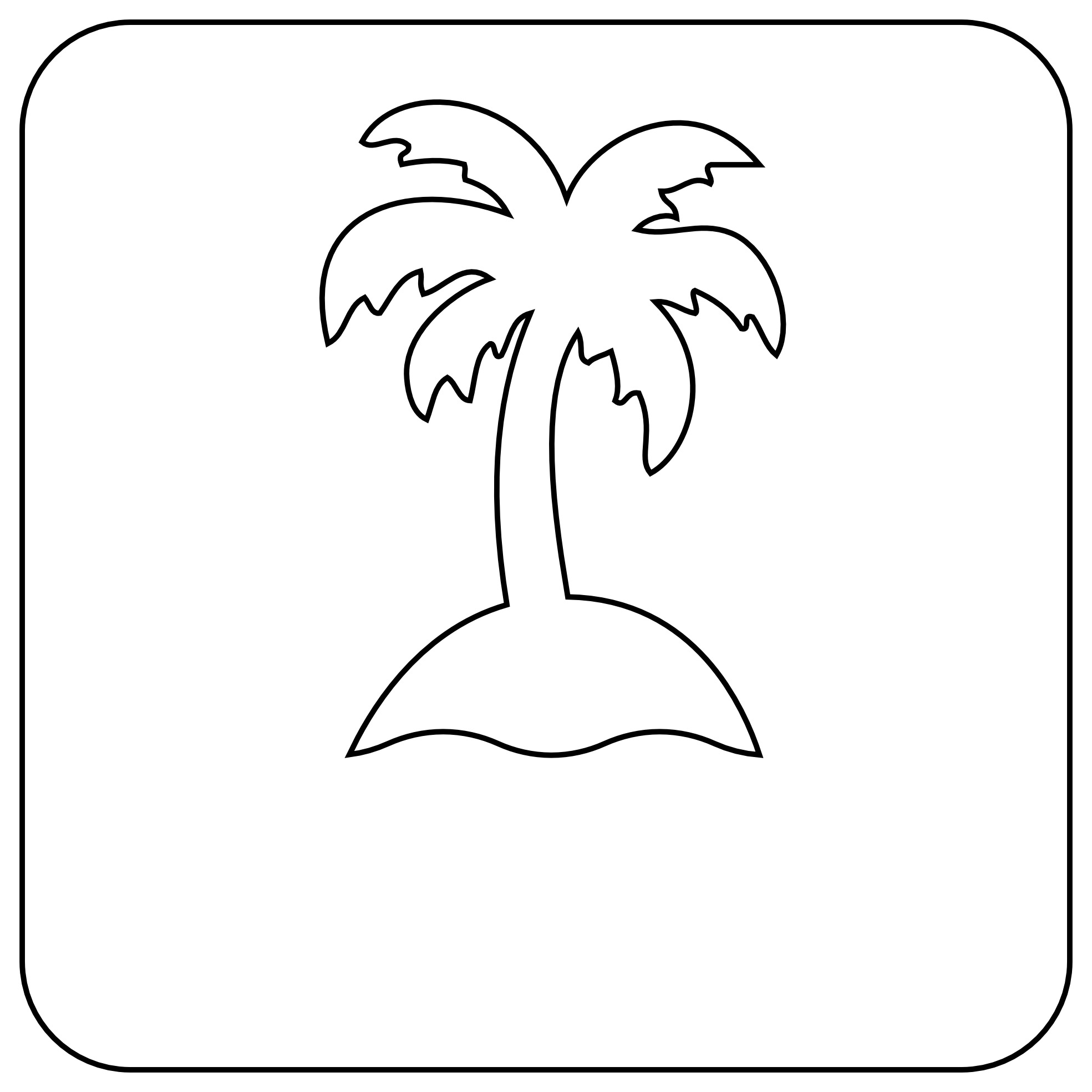 Tree  black and white palm tree clipart black and white free 2