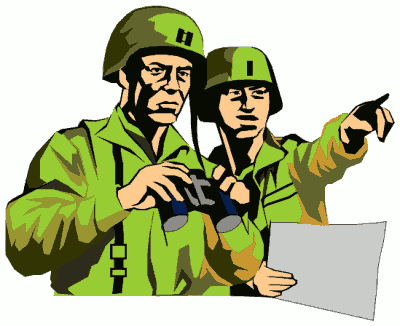 Clipart soldier 3