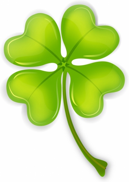 Four leaf clover clip art free vector download free