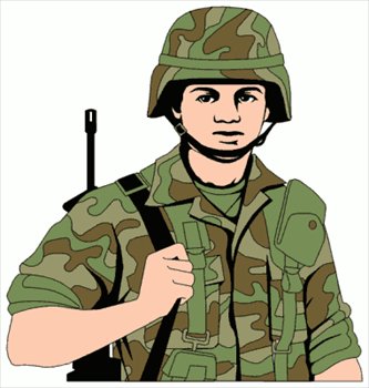 Free soldiers clipart graphics images and photos
