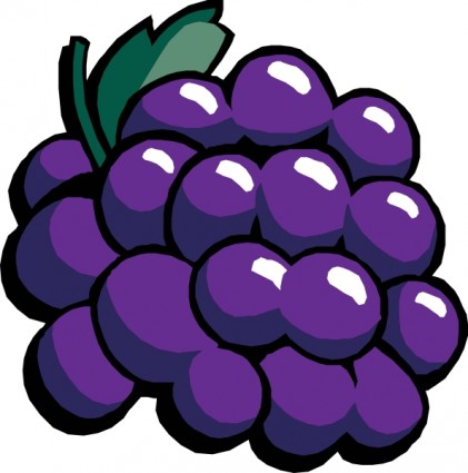Grapes clipart free images 2