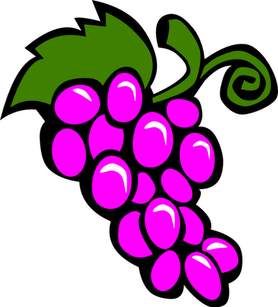 Grapes clipart free images 4