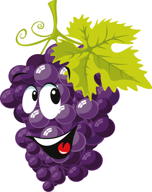 Grapes free to use clip art 3